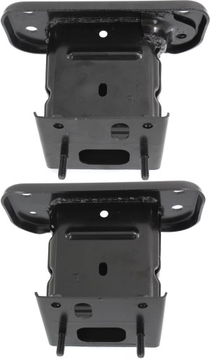 Front Bumper Bracket Pair/Set for INFINITI Q50 2014-2023, Right (Passenger) and Left (Driver) Stay, Steel Replacement