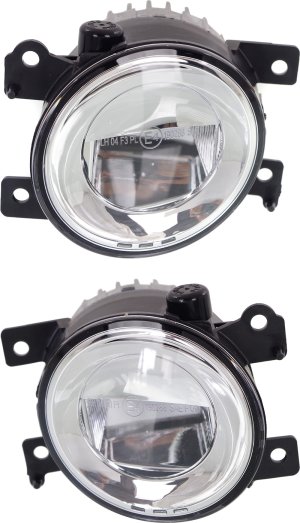 Front Fog Light Assembly for Infiniti Q50 (2014-2018) and Nissan Maxima (2019-2023), Right (Passenger) and Left (Driver), 2-Piece Pair/Set, Replacement