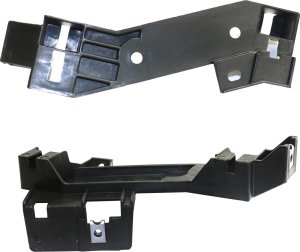 Headlight Bracket Pair/Set for Infiniti EX35 (2008-2012), EX37 (2013), QX50 (2014-2016), Right (Passenger) and Left (Driver), Made of Plastic and Steel, Replacement