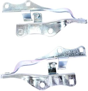 Hood Hinge Pair/Set for 2003-2007 Infiniti G35, Includes Right (Passenger) and Left (Driver) Hinges, Replacement