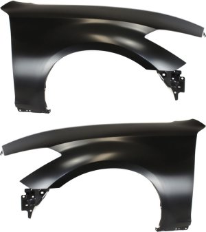 Primed (Ready to Paint) Front Fender Pair/Set for Infiniti M35H/M37/M56 2011-2013, Q70/Q70L 2014-2019, Includes Right (Passenger) and Left (Driver) Replacement