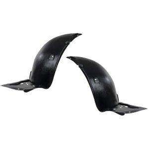 Front Fender Liner Pair/Set for Infiniti G37 2008-2013/Q60 2014-2015, Right (Passenger) and Left (Driver), Front Section, Convertible/Coupe Replacement
