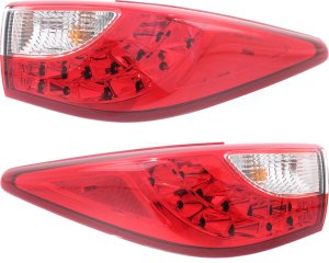 Tail Light Assembly for Infiniti JX35 2013, QX60 2014-2015, Right (Passenger) and Left (Driver) Replacement Pair/Set 