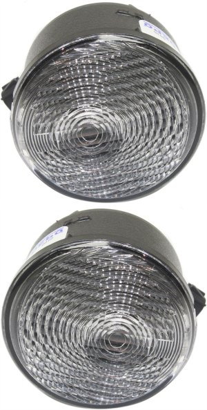 Signal Light Assembly for Jeep Wrangler 2014-2017, Right (Passenger) and Left (Driver) Parking Light, Replacement Pair/Set