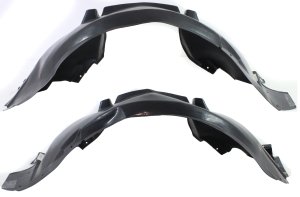 Front Fender Liner Pair/Set for Jaguar S-Type 2004-2008, Right (Passenger) and Left (Driver) Replacement