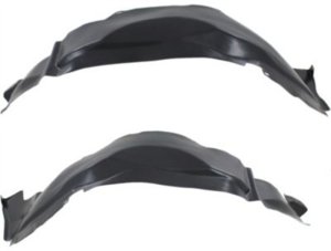 Front Fender Liner Pair/Set for 2004 Jeep Grand Cherokee, Right (Passenger) and Left (Driver) Replacement