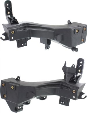 Pair/Set - Radiator Support Right (Passenger) and Left (Driver), Headlight Mounting Bracket, Fiberglass for Jeep Grand Cherokee WK 2014-2022 Replacement Set