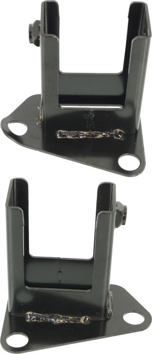Upper Steel Radiator Support Bracket Pair/Set for 2014-2018 Jeep Cherokee, Right (Passenger) and Left (Driver) Side, Replacement