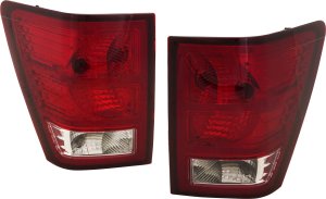 Tail Light Assembly for 2007-2010 Grand Cherokee, Right (Passenger) and Left (Driver) Replacement Pair/Set by Jeep
