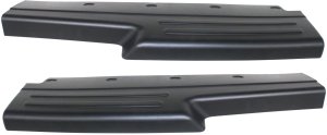 Pair/Set - Rear Bumper Step Pad for Jeep Liberty 2002-2007, Right (Passenger) and Left (Driver) Side, Plastic Replacement Set