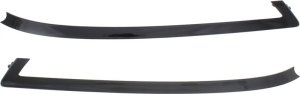 Front Bumper Molding Pair/Set for KIA Optima 2014-2015, Right (Passenger) and Left (Driver), Primed to Match, USA Built, Excluding Hybrid Model, Replacement