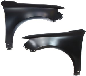 Front Fender Pair/Set for 2009-2010 KIA Optima, Right (Passenger) & Left (Driver), Primed (Ready to Paint), New Body Style, Replacement