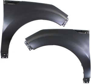 Front Fender Pair/Set for 2014-2019 Kia Soul, Right (Passenger) and Left (Driver) Sides, Primed (Ready to Paint) Replacement