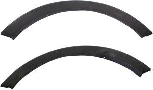 Front Wheel Opening Molding for Kia Sportage 2011-2016, Right (Passenger) and Left (Driver), Textured Black, Replacement Pair/Set