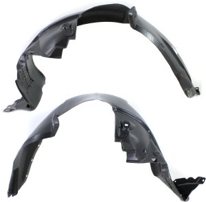Front Fender Liner Pair/Set for KIA SOUL 2010-2011, Includes Right (Passenger) and Left (Driver) Sides Replacement