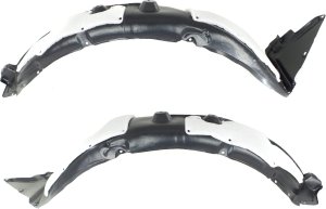 Front Fender Liner Pair/Set for 2011-2013 Optima, Right (Passenger) and Left (Driver) Side Replacement