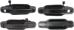 Exterior Front and Rear Door Handle Pair/Set for KIA Sorento 2003-2009, Right (Passenger) and Left (Driver), Primed (Ready to Paint) - Replacement