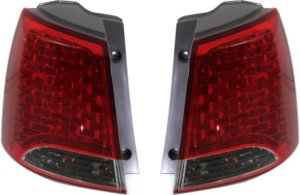 Tail Light Assembly Pair/Set for Kia Sorento 2011-2013, Includes Right (Passenger) and Left (Driver) Outer Halogen Lights, Replacement
