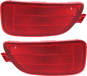 Rear Bumper Reflector Light Pair/Set for 2012-2013 Soul, Right (Passenger) and Left (Driver), Pair/Set of 2, Replacement