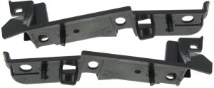 Front Bumper Retainer Pair/Set for 2015-2018 Lincoln MKC, Right (Passenger) and Left (Driver), Plastic Replacement