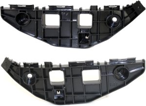 Front Bumper Bracket Pair/Set for Lexus RX350 2010-2012, Right (Passenger) and Left (Driver), Plastic, Replacement
