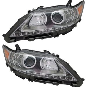 Headlight Pair/Set for Lexus ES300H/ES350 (2013-2015) Right (Passenger) and Left (Driver), Lens and Housing, Xenon, Without High-Intensity Discharge Pair/Set Replacement