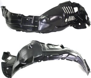 Front Fender Liner Pair/Set for Lexus IS F 2008-2014, Right (Passenger) and Left (Driver) Sides, Replacement
