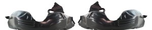 Front Fender Liner Pair/Set for Lincoln MKS 2009-2012, Left (Driver) and Right (Passenger) Sides Replacement