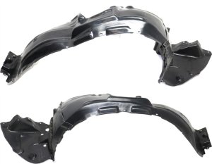 Front Fender Liner Pair/Set for Lexus RX350 2014-2015/RX450H 2013-2015, Right (Passenger) and Left (Driver) Sides, with F Sport Package, Replacement