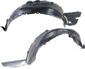 Front Fender Liner Pair/Set for Lexus IS250/IS350/IS200T/IS300 (2014-2016), Right (Passenger) and Left (Driver), with Extension Sheet, Excluding C Models, Replacement