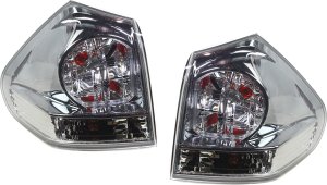 Outer Assembly Halogen Tail Light Pair/Set for Lexus RX330 (2004-2006) and RX350 (2007-2009), Right (Passenger) and Left (Driver), Replacement