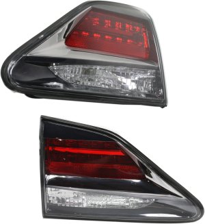 Tail Light Assembly Pair/Set for Lexus RX350 / RX450H 2013-2015, Inner, Left (Driver) and Right (Passenger), Canadian Built Vehicle Replacement
