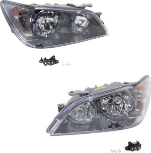 Headlight Assembly for Lexus IS300 2004-series: Right (Passenger) and Left (Driver) HID/Xenon, with HID Pair/Set, w/ Sport Package Replacement