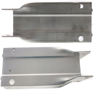 Front Bumper Bracket for Mercedes-Benz C-Class 2008-2015, Right (Passenger) and Left (Driver), Crossmember Reinforcement Pair/Set, Excludes C63 Model, Replacement