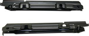 Front Bumper Bracket Pair/Set for Mercedes-Benz C-Class (2001-2007), CLK-Class (2003-2009) Right (Passenger) and Left (Driver), Steel, Suitable for Coupe, Sedan, Wagon - Replacement