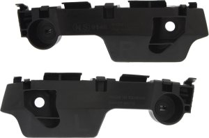Pair/Set - Front Bumper Retainer for Mazda 6 2009-2013, Right (Passenger) and Left (Driver) Plastic, Replacement Set