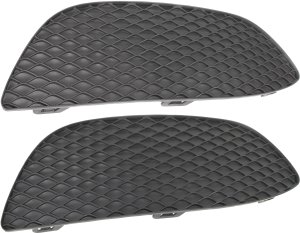 Fog Light Cover for Mercedes-Benz C300 2015-2018, Right (Passenger) and Left (Driver), Primed (Ready to Paint) - Replacement Pair/Set