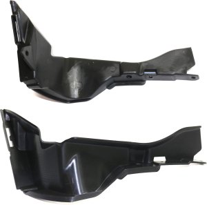 Front Bumper Support Pair/Set for Mercedes-Benz C-Class (2015-2018), Right (Passenger) and Left (Driver) Lower Cover, Plastic, Excludes C63, Fits 2015-2016 Sedan and 2017-2017 Coupe, Replacement