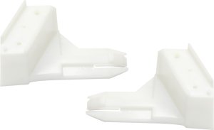 Front Bumper Support Pair/Set for 2008-2017 Mitsubishi Lancer, Right (Passenger) and Left (Driver) Side, Replacement