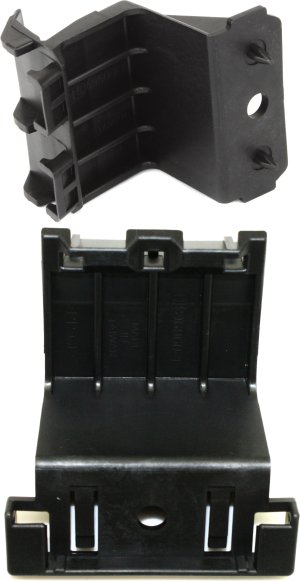 Front Bumper Bracket Pair/Set for Mazda Mazda 3 2010-2013, Right (Passenger) and Left (Driver), Plastic Replacement