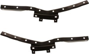 Front Bumper Filler Pair/Set for 2007-2009 Mitsubishi Outlander, Right (Passenger) and Left (Driver) Pair/Set of 2, with Bumper Trims, Replacement