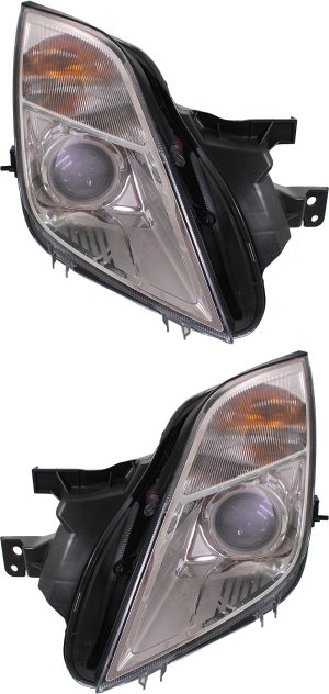 Headlight Assembly for 2010-2011 Milan, Halogen, Right (Passenger) and Left (Driver) Side Replacement Pair/Set