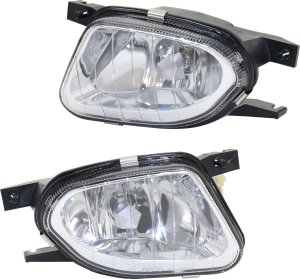 Front Fog Light Assembly for Mercedes-Benz Sprinter 2500/Sprinter 3500 2010-2013, Halogen, Right (Passenger) and Left (Driver), Replacement Pair/Set