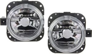 Front Fog Light Assembly for Ford Grand Marquis (2003-2005) and Monterey (2004-2007), Right (Passenger) and Left (Driver), Replacement Set
