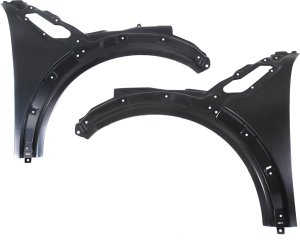 Front Fender Pair/Set for 2011-2016 Mini Cooper Countryman/2013-2016 Cooper Paceman, Right (Passenger) and Left (Driver), Primed (Ready to Paint), Steel Replacement
