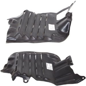 Front Fender Liner for Mazda Miata 2001-2005, Right (Passenger) and Left (Driver) Sections, Front Section Replacement Pair/Set