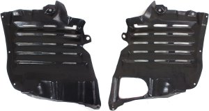 Front Fender Liner Pair/Set for Mazda Miata 1999-2000, Right (Passenger) and Left (Driver), Front Section, Replacement