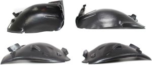 Front Fender Liner Pair/Set for Mercedes GL-Class 2007-2012, Includes Right (Passenger) and Left (Driver) Front and Rear Section Replacement