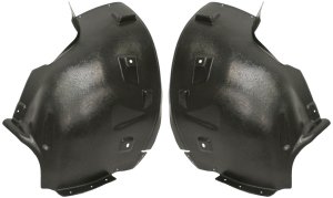 Front Fender Liner Pair/Set for Mercedes-Benz GL-Class 2007-2012, Right (Passenger) and Left (Driver), Rear Section, Replacement