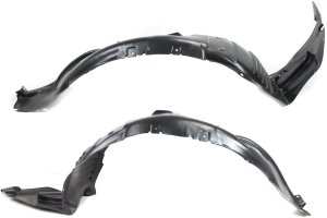 Front Fender Liner Pair/Set for 2009-2011 Mazda 6, Right (Passenger) and Left (Driver), Fit 16-Inch Wheels, Replacement